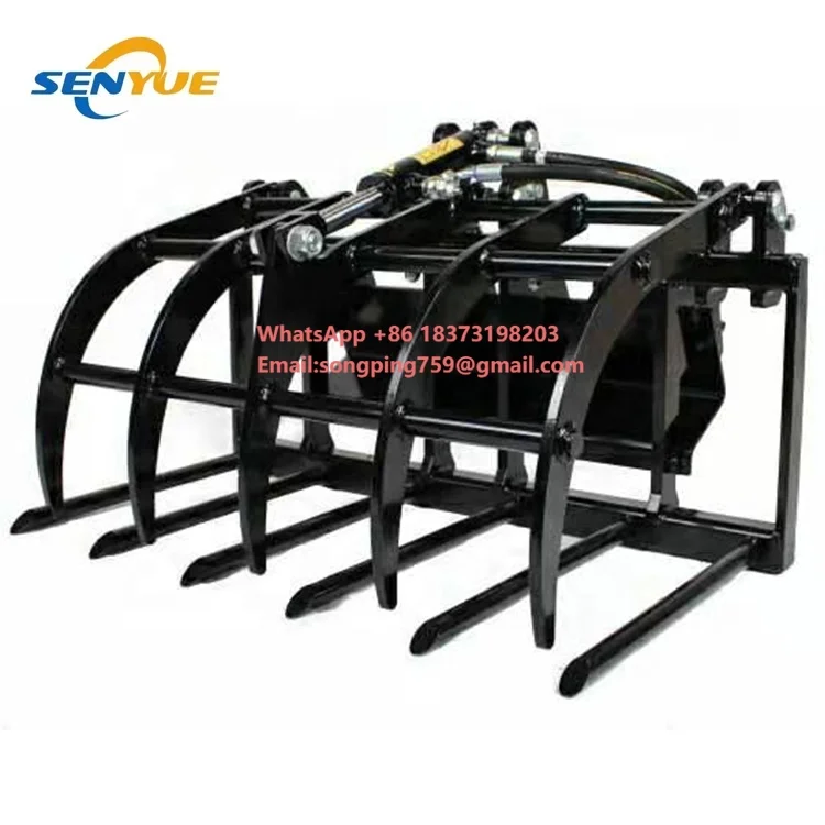 

Навесное оборудование для фронтальных погрузчиков: грейферы для захвата древесины, для сельскохозяйственных, садовых и бытовых нужд, аксессуары для строительной техники