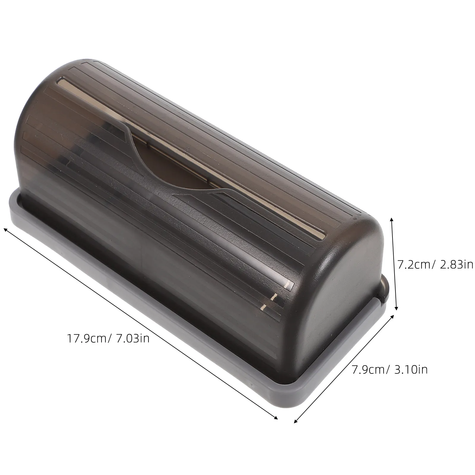 Wall Mounted Trash Bag Box Fits 6x2.36" Roll Storage Container Garbage Dispenser Organizer Plastic For Kitchen Cabinet Door view 2