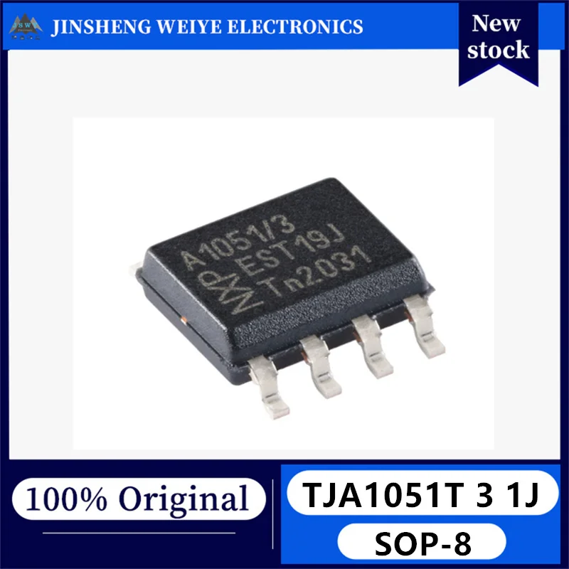 (5/20 pieces) Original TJA1051T/3/1J A1051/3 SOIC-8 High-Speed CAN Transceiver IC New Stock