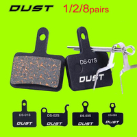 1/2/8Pair Semi-Metal Bicycle Hydraulic Disc Brake Pad MTB Mountain Bike Parts for SHIMANO XT XTR M315 SRAM Avid BB5 BB7 E1 E3