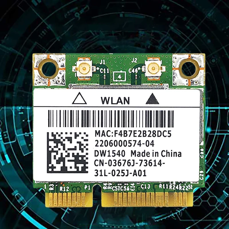 Per Broadcom BCM943228 DW1540 2.4G/5G MINI PCIE a doppia frequenza 300Mbps 802.11A/B/G/N scheda di rete Wireless integrata