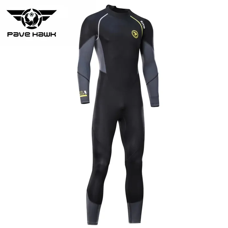 

New 1.5mm One-piece Wetsuit Men Sunscreen Surfing Clothing Wearable Warm Winter Swimming Snorkeling Suit Jellyfish