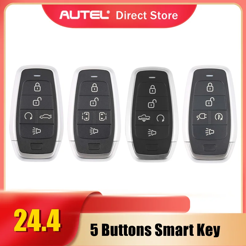 

AUTEL MAXIIM IKEY Standard Independent 5 Buttons Universal Smart Key for KM100 KM100E IM508 IM608 PRO Key Generator Programmer