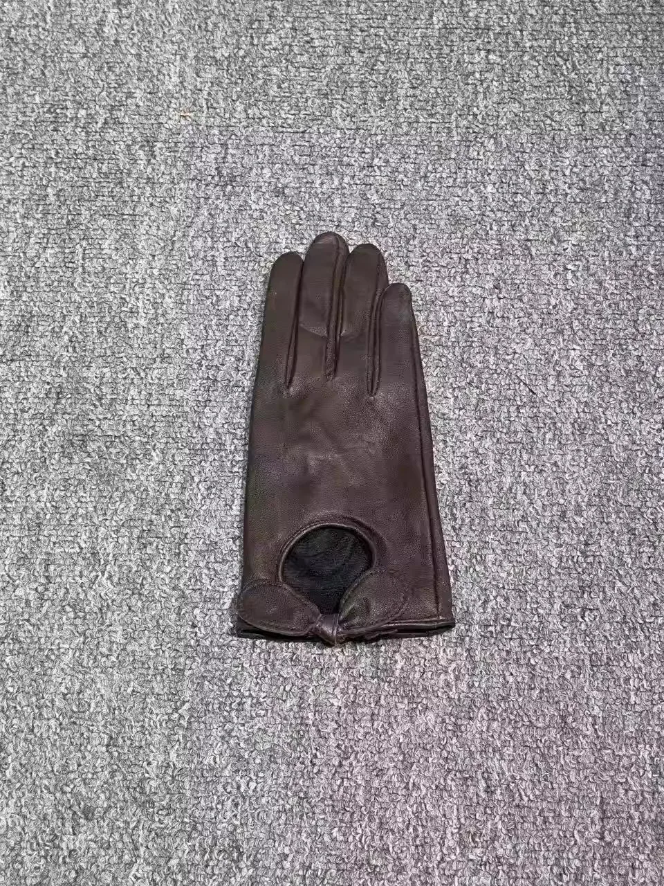 Women's Hollow Out Bow Genuine Sheepskin Leather Gloves Girls Motorcycle Riding Driving Dancing Glove R3209