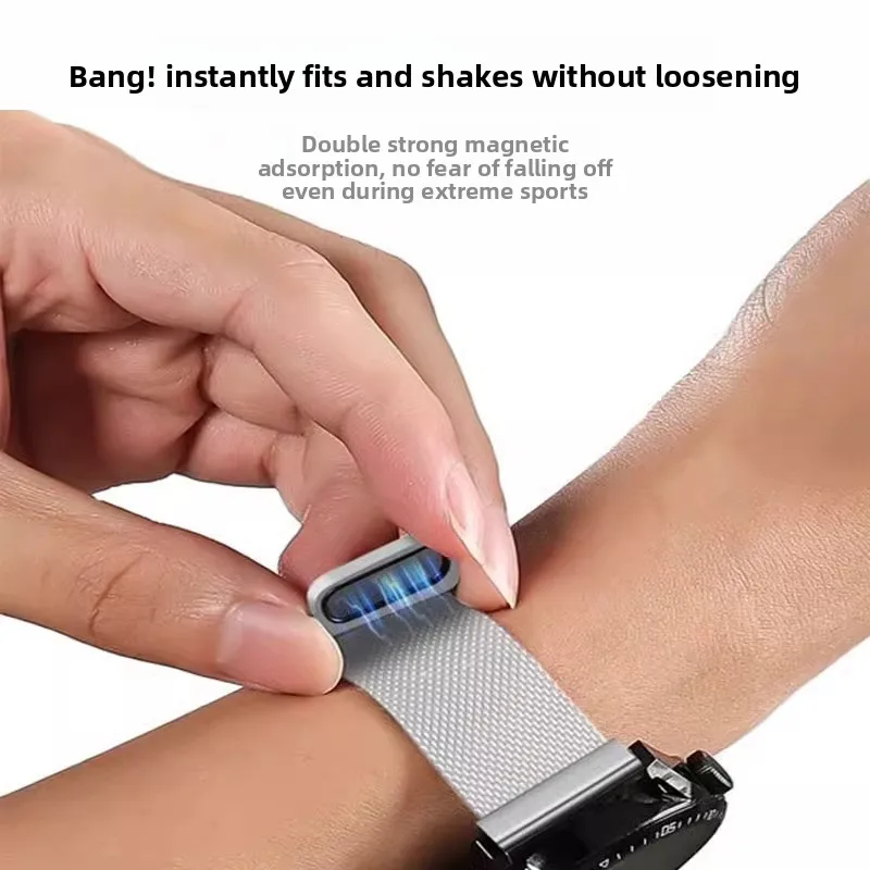 Applicable to Huawei GT5 Pro watch GT4 strap watch3 steel strap premium Milan magnetic suction new wristband