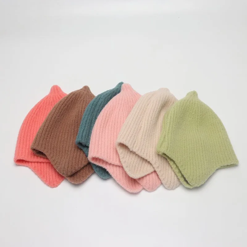 Candy Color Beanies for Children Knit Baby Cap Winter Baby Hat for Girls Infant Hat Keep Warm Toddler Hat Boy Cap Accessories