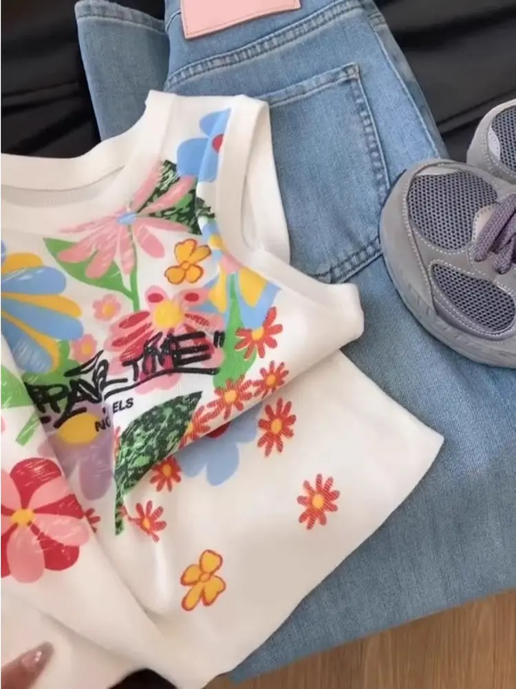 سترة نسائية صيفية مطبوعة من Dopne ملابس خارجية كورية Sle شبابية داخلية للتخسيس