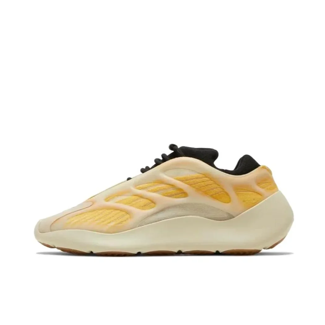 Adidas Yeezy Boost 700 V3 Low Men and Women sneakers Breathable comfort Casual Shoes shock absorption and bounce shoes yellow