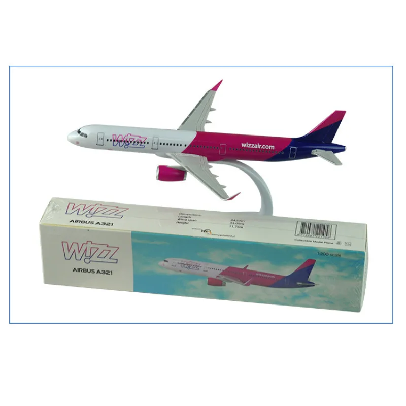 1/200 Scale WIZZ AIR A321 TUI B737MAX Aircraft Model Toy with Base