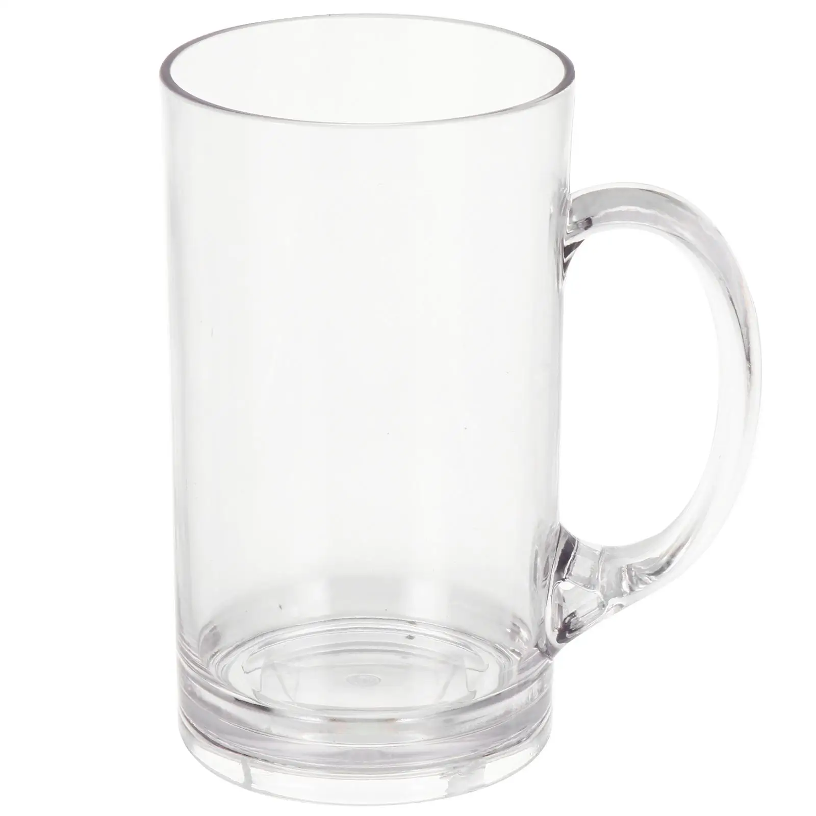 

660ml Transparent Plastic Beer Mug Retro Not Deform Smooth Wide Usage Water Mug Beer Cup Water Cup Glass