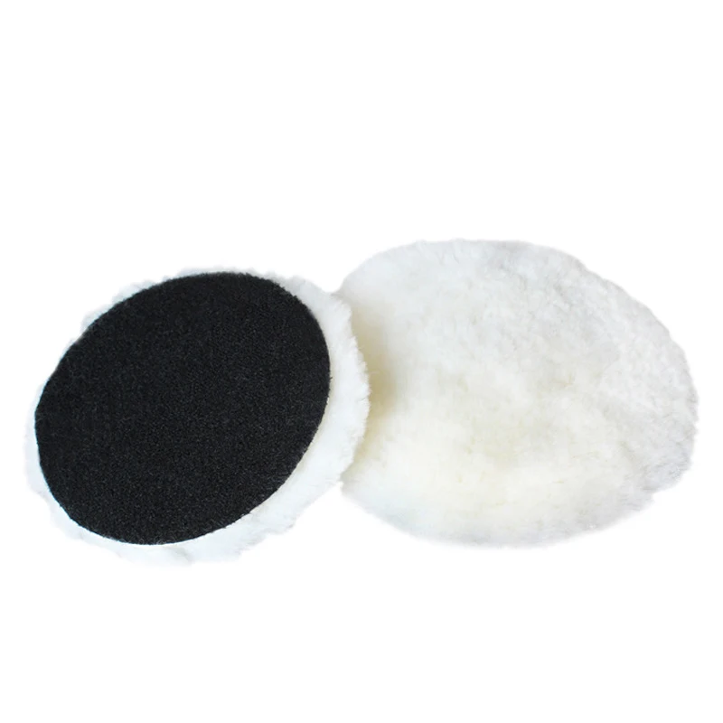 Car Wool Polishing Disc Car Waxing Polishing Buffing Tools 75mm/125mm/150mm Car Paint Care Polisher Pads Auto Beauty Accessories