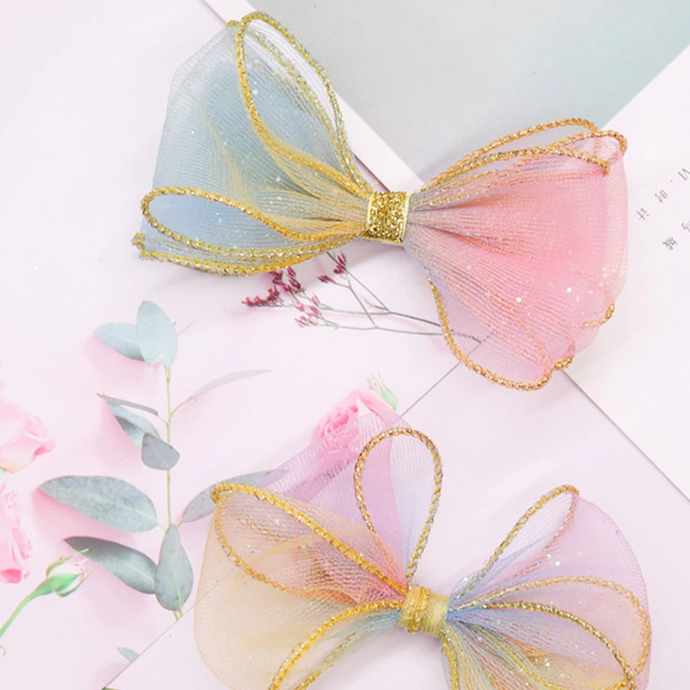 

Rainbow Ribbon Gift Package DIY Beautiful Hairband Ribbons Party Fine Workmanship Rich Colors Premium Gauze Craft Festival