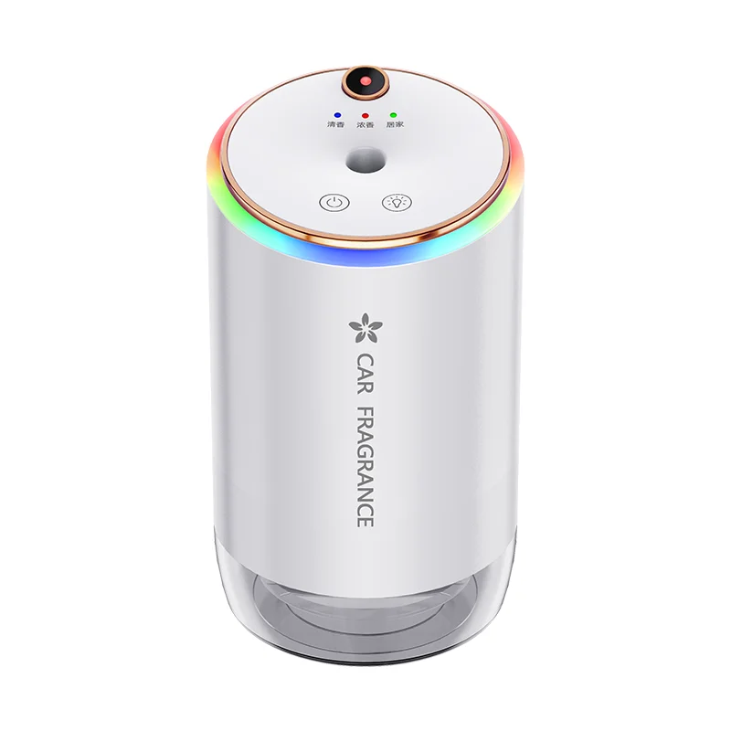 Portable Aroma Diffuser Air Humidifier Waterless Smart Car Usb Essential Oil Diffuser Rechargeable Aromatherapy Car Perfume