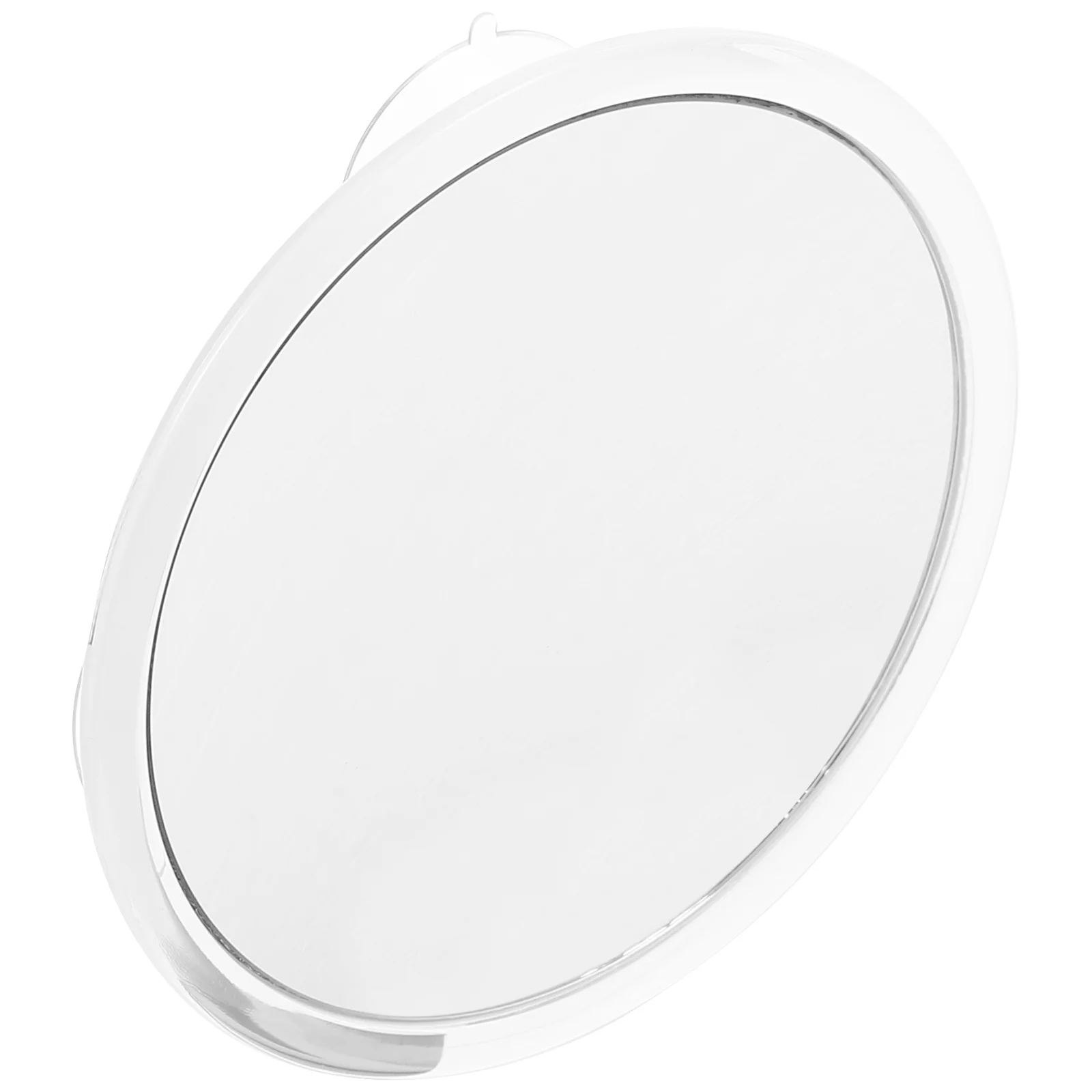 Miroir de poche avec ventouse grossissante, vanité de maquillage, pratique, acrylique blanc, utilisation 03