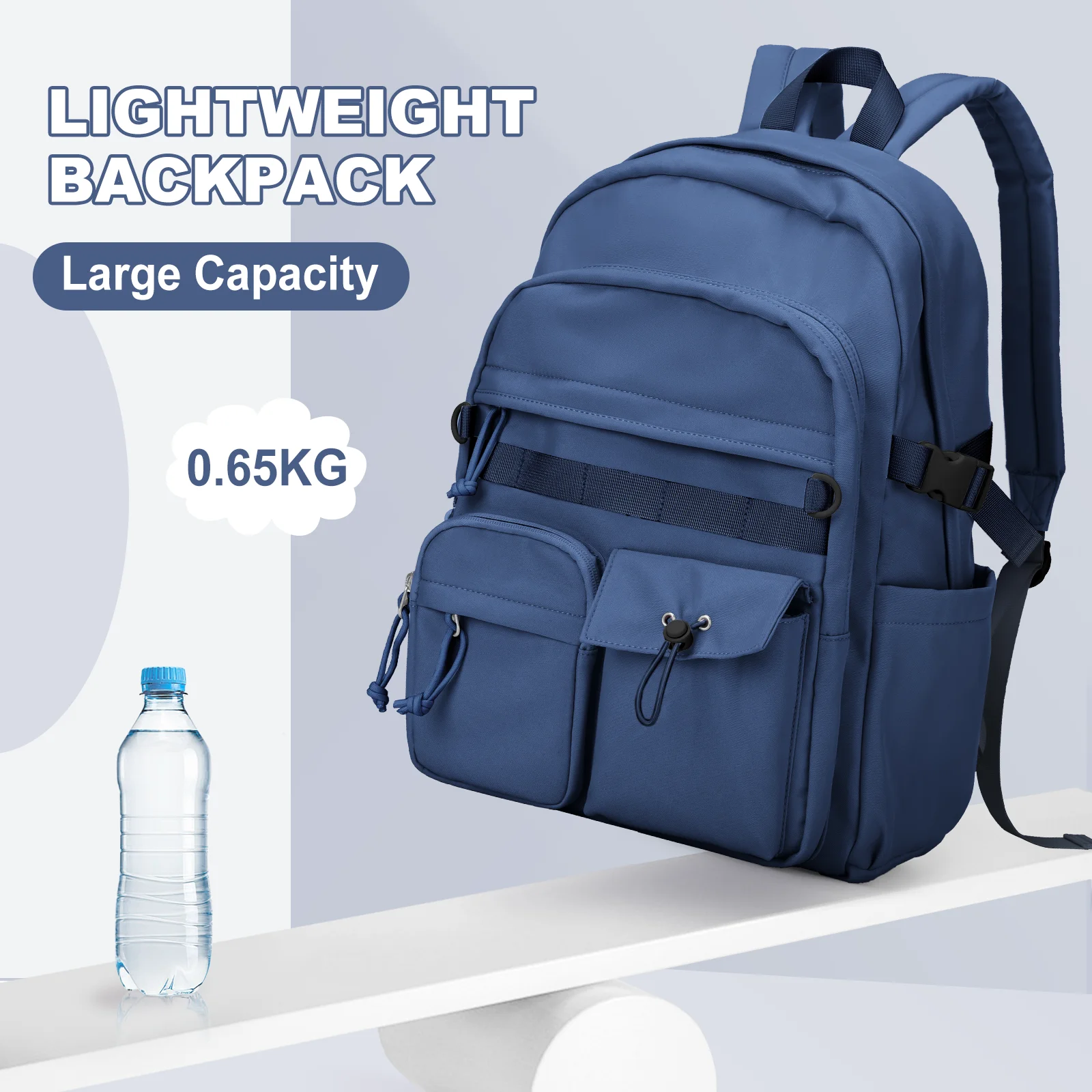 Classical Lightweight School Backpack, Travel Backpack for Women, Junior & Senior Girl Casual Schoolbag Boy Bookbag, Laptop Bags