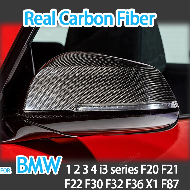 

Real Carbon Fiber ADD-ON Side Mirror cover Caps for BMW Series 1 2 3 4 X M F20 F21 F22 F23 F30 F32 F33 F36 E84 F87 i3 X1