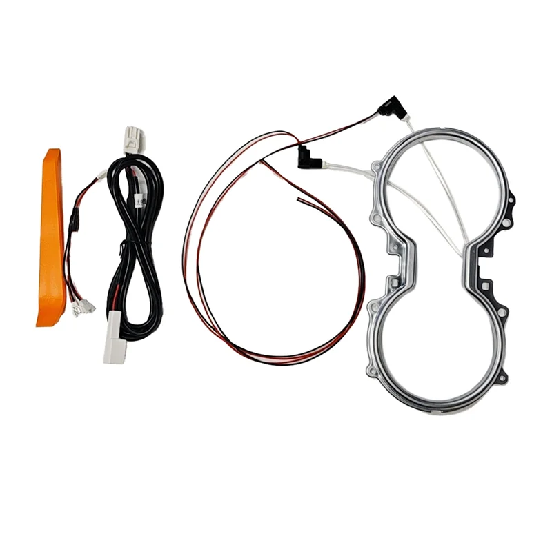 

AU63-LED подстаканник свет ледяной синий атмосфера салон автомобиля лампа для Toyota Highlander XU70 2020-2024