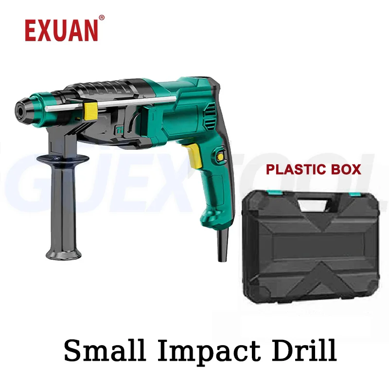 Household Impact Drill Concrete Wood Electric Hammer Ground Slotting Electric Pickaxe Multi Function Four Modes Drilling Machine