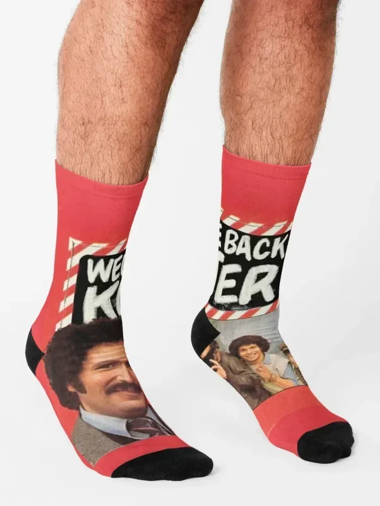 Welcome Back Kotter- Vintage Retro TV Sitcom 70s Socks warm winter funny gift cycling essential Socks Women's Men's