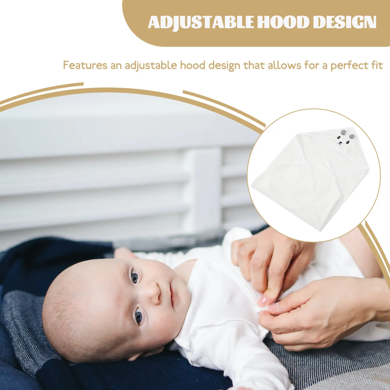 

Towel Soft Coral Fleece Super Absorbent Adjustable Hood Toddler Bath Towel Cape Cartoon Kids Shower Bathrobe