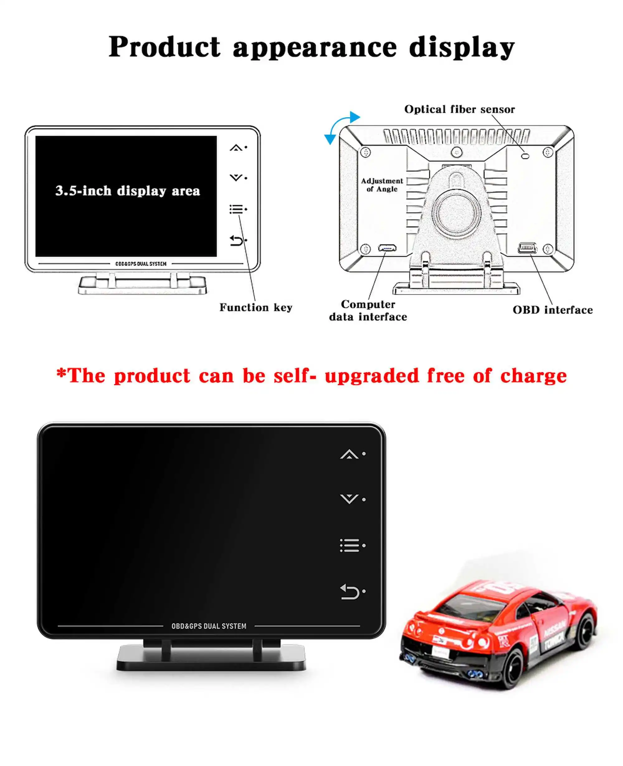 

2026 New Automotive Diagnostic Tool with XSMeter Global Positioning System r Head-Up Display Multi-Function Vehicle