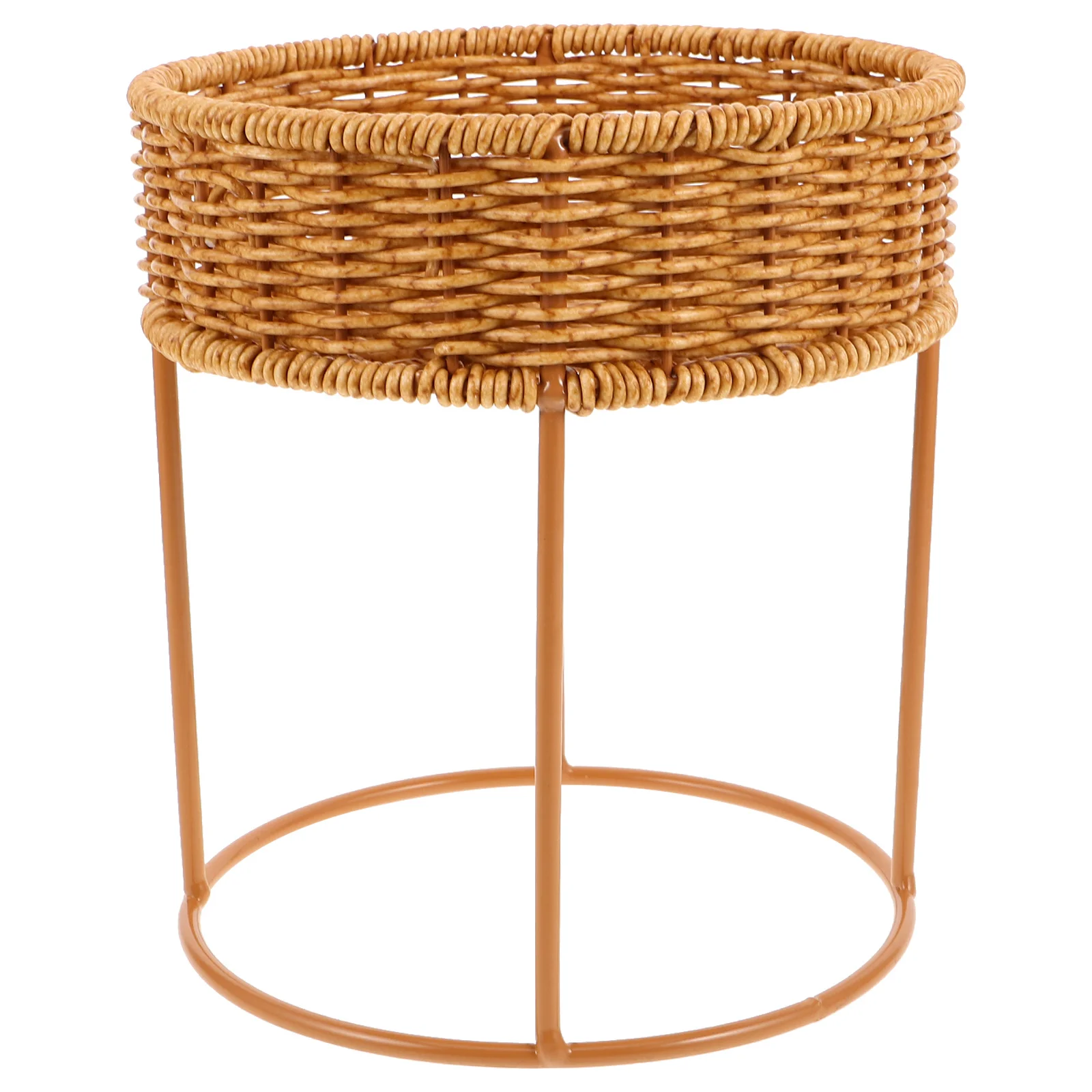 حامل زهور صغير نبات الروطان حامل سطح المكتب حامل الزهور رف عرض عصاري داخلي بوهو حامل نبات الروطان للمنزل والمكتب #1