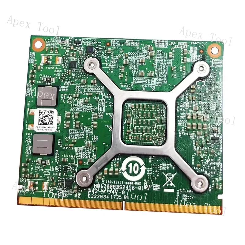 Оригинальная видеокарта M2200 M2200M 4 ГБ GDDR5 MXM 3,0 для Dell M7510 M7520 HP ZBook15 G3 G4, видеокарта VGA, плата N17P-Q3-A1