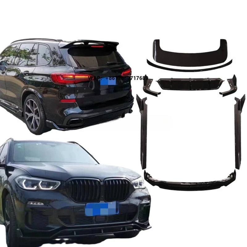 X5 Car Body Kits M Performance Bodykit Full Wide M Sport Black Samurai Style Body Kit for X5 G05 2018 2019 2020 2021