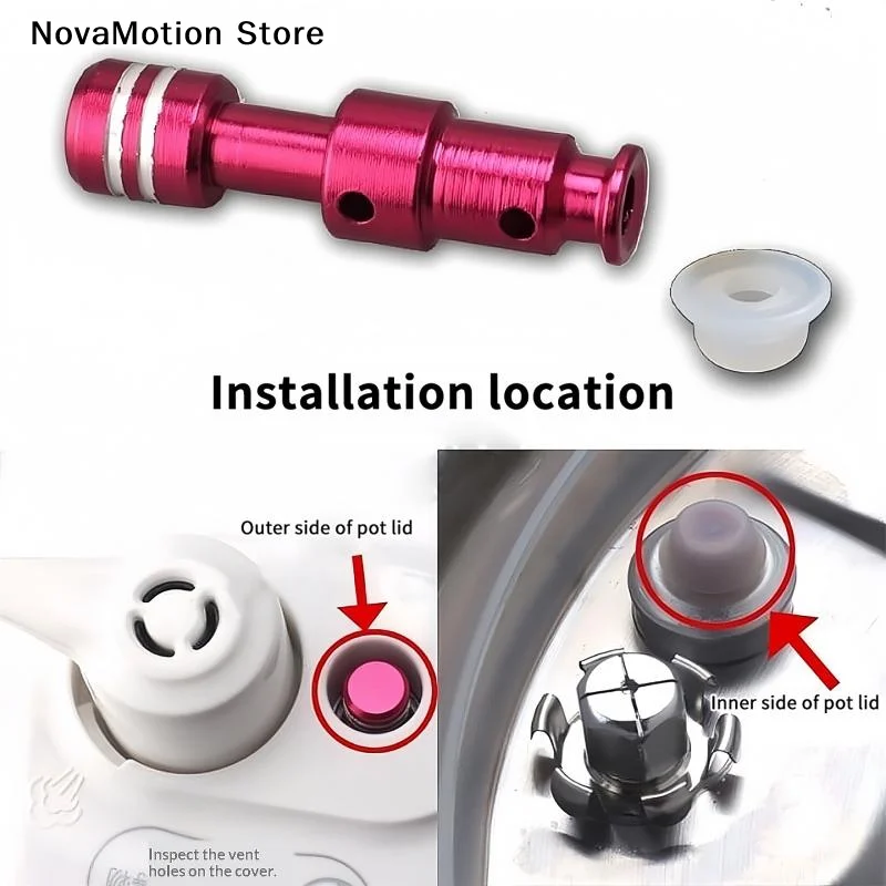 2PCS Units Floater And Sealer Set Pressure Cooker Replacement Part Safety Valves Caps Float Valves Set For Pressure Cooker R9UD