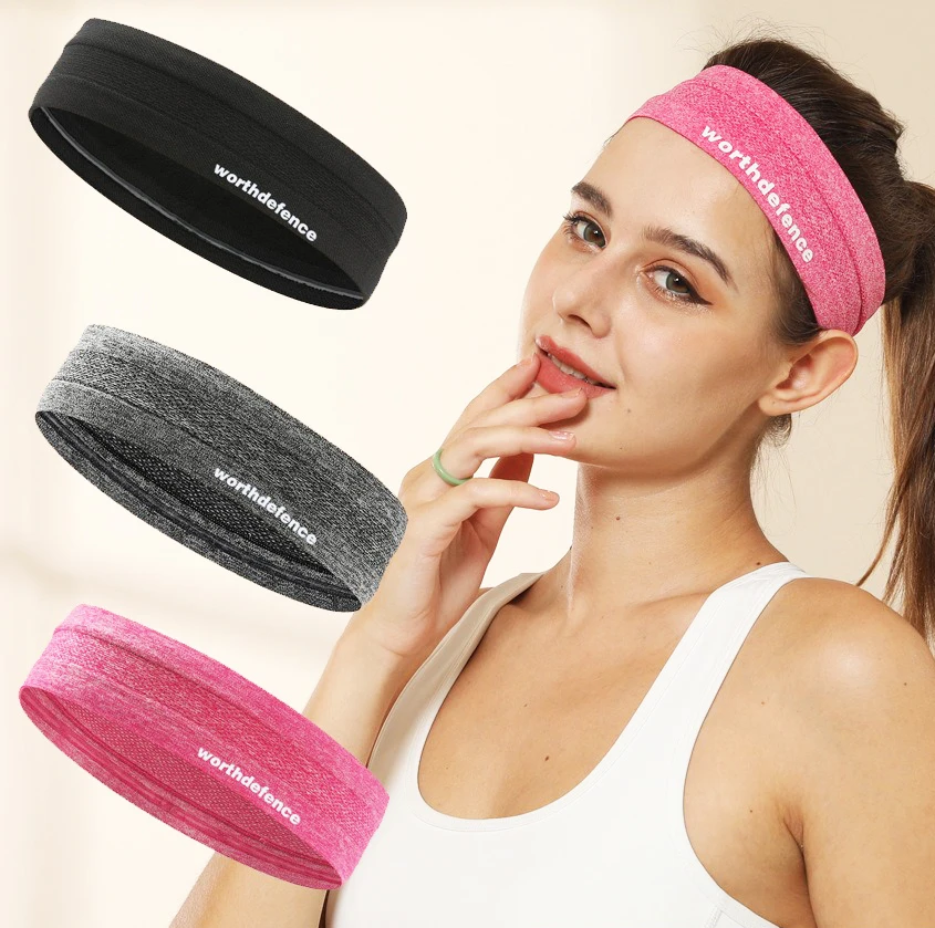 Sports Hairbands Absorbent Sweat Guide Yoga Fitness Headbands Men And Women Running Basketball Bandana Forehead Protector New