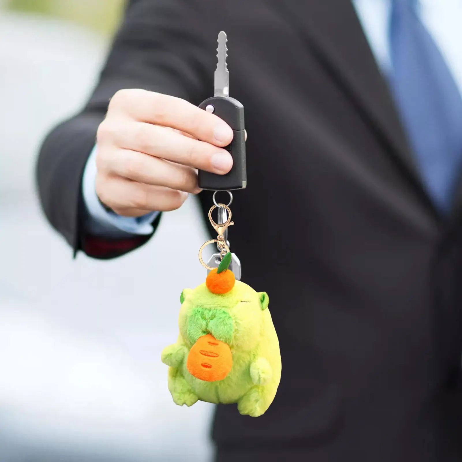 

Capybara Keychain Adorable Plush Capybara Doll Keyring Stuffed Animal Keyring For Kids Adults Party Favors For Backpack Purse