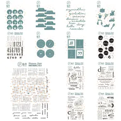 2025 New Clear Stamp and Cutting dies Scrapbook Photo Album Cut Die Craft Supplies Paper Card Template Decoration Paper Craft