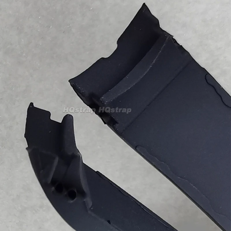 منحني نهاية سيليكون حزام 22 مللي متر 24 مللي متر 26 مللي متر حزام (استيك) ساعة الغوص لينة المطاط سوار معصمه مقاوم للماء العالمي استبدال حزام