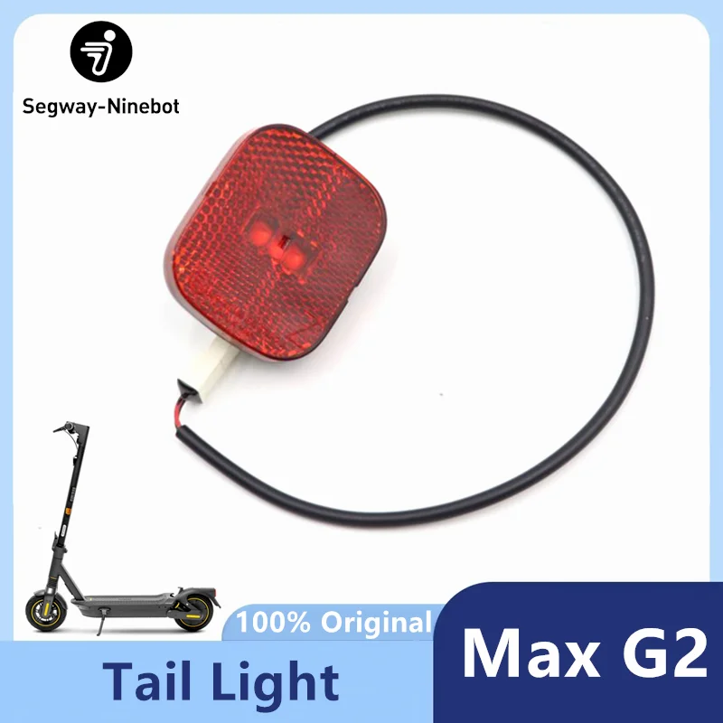 Original Taillight For Ninebot by Segway Max G2 Electric Scooter Warning Brake LED Lamp Rear Fender Tail Light Accessories