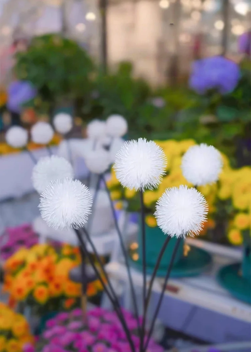 1PC ソーラータンポポガーデンライト LED 芝生ランプ屋外防水景観照明ヴィラ、庭、通路、バルコニー、公園用