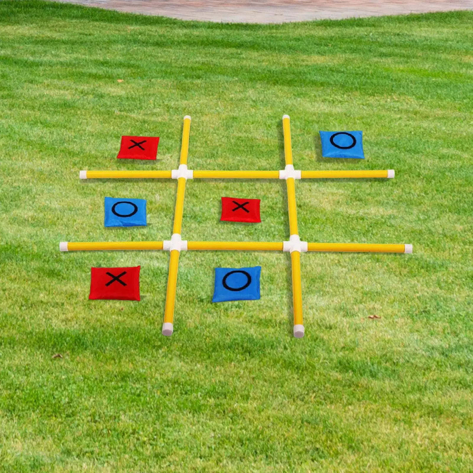 

Giant Tic TAC Toe Game for Adults and Kids Outdoor Toy Outside Game Portable Outdoor Yard Game for Lawn Parties Camping Backyard