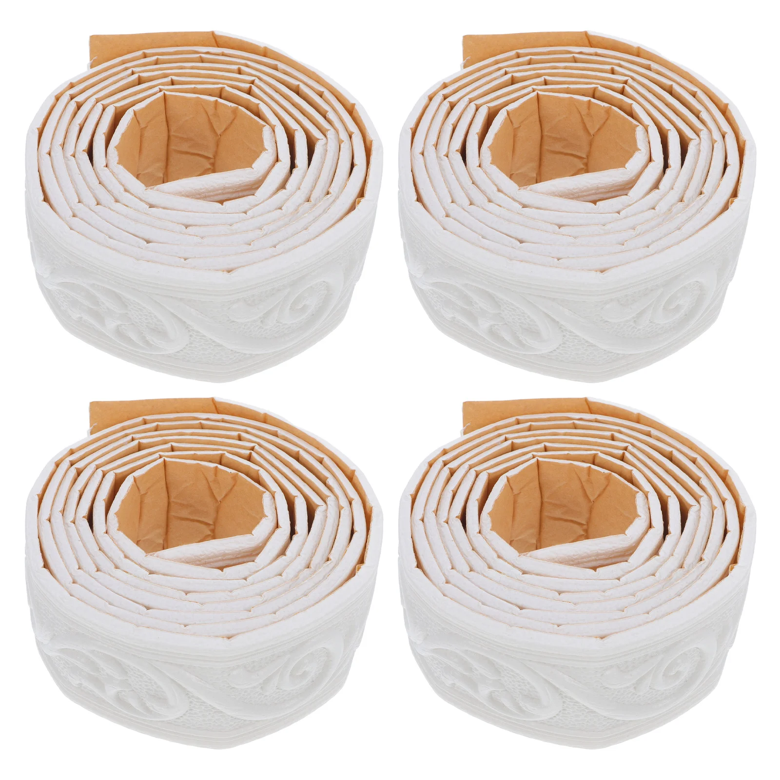 

4pcs Kick Scooter Wall Trim 3D Self Adhesive Molding Xpe Foam For Smooth Surfaces Flexible Border Sticker Home Decor