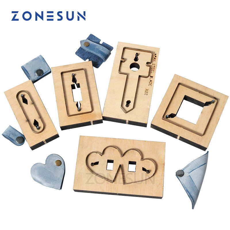 

ZONESUN DIY Earphone Cord Keeper Leather Cord Organizer Earbud Holder Cutting Die For Die Cutting Machine Handicraft Cutter