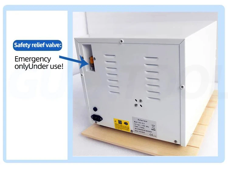 الأوتوكلاف معقم عمودي تطهير خزانة ارتفاع درجة الحرارة التعقيم وعاء الضغط أداة جراحية