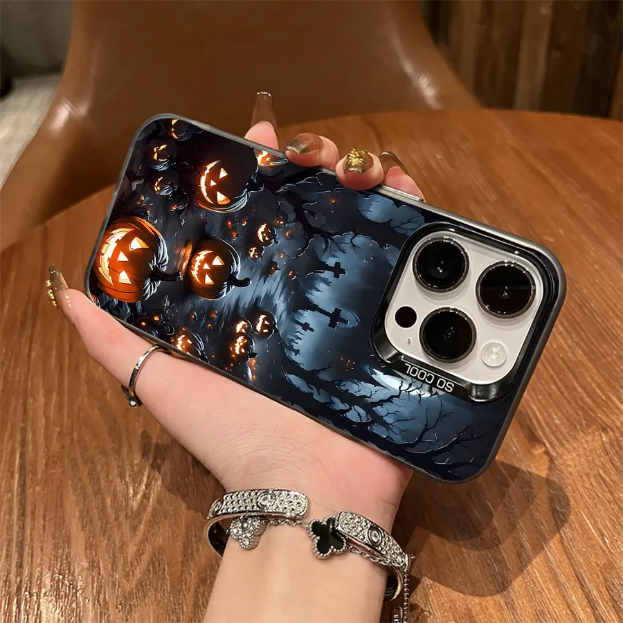Телефон Halloween Cross Evil Pumpkin для iPhone 17–11 Pro Max Plus