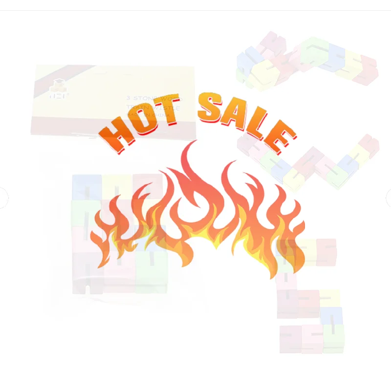 Classic Colorful Cube String Wooden Building Block Creative Fidget Stress Relief Toy For Children Toddler Educational Toys