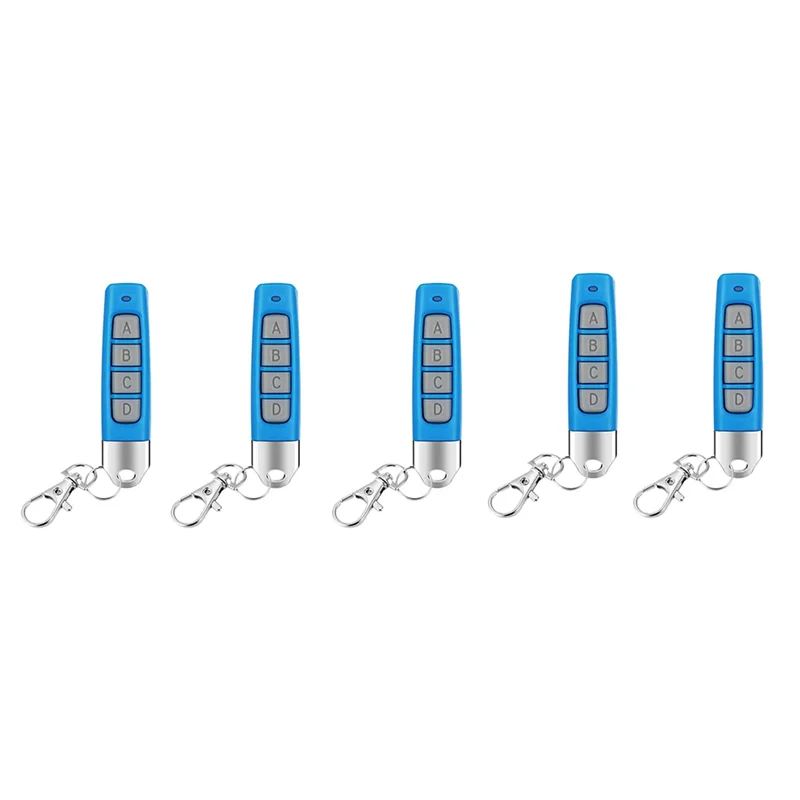 A25P Universal For Garage Door Remote Control 5Pcs 433Mhz Compact Wireless Duplicator For Gates Systems Compatibility