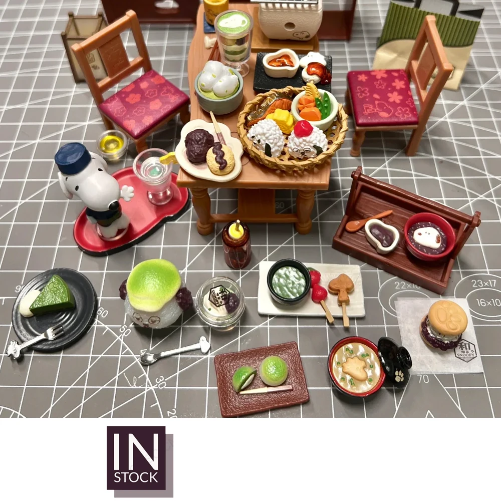 [In Stock][ReMent] PVC Figures Peanuts Snoopy Japanese Cafe 2024