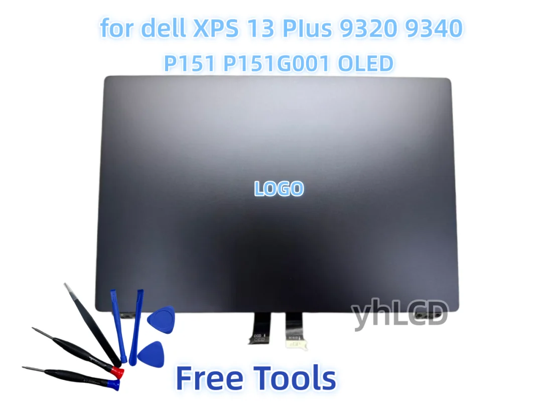 For Dell XPS 13 Plus 9340 9320 P151G001 LCD13.4Inch Touch Screen Complete Assembly Digitizer Display Panel OLED Laptop Upperhalf