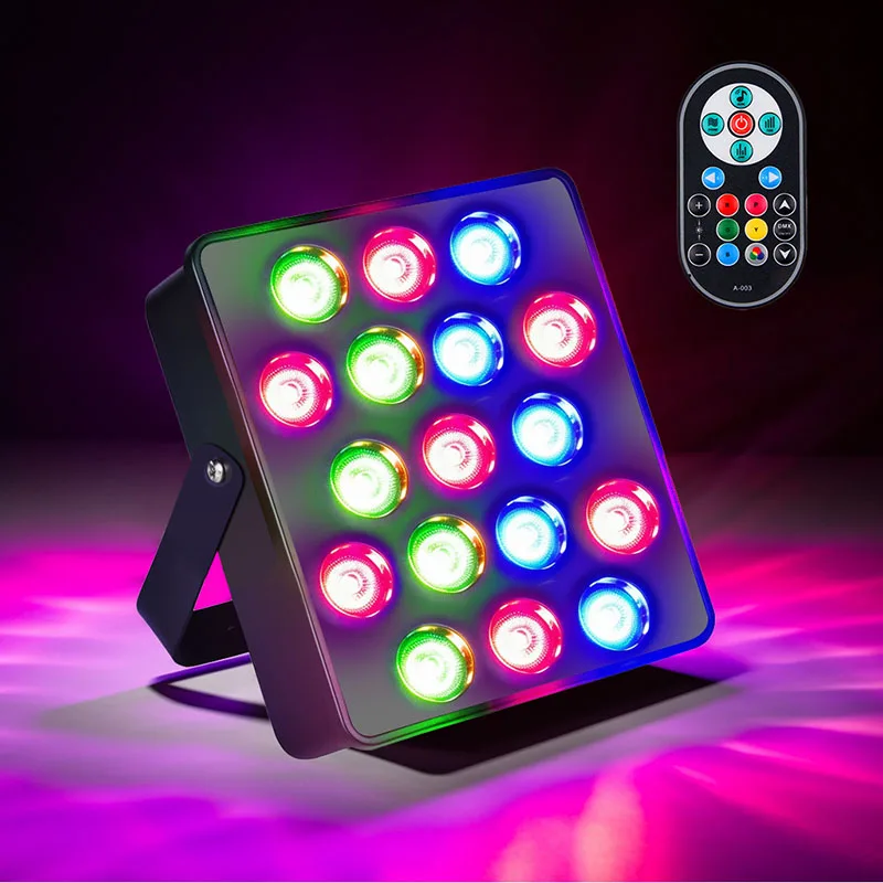 

Colorful Disco Light 17 * 1W LED Stage Light Bar Ballroom Evening Light Wedding Festival Performance Plate Light Christmas Light