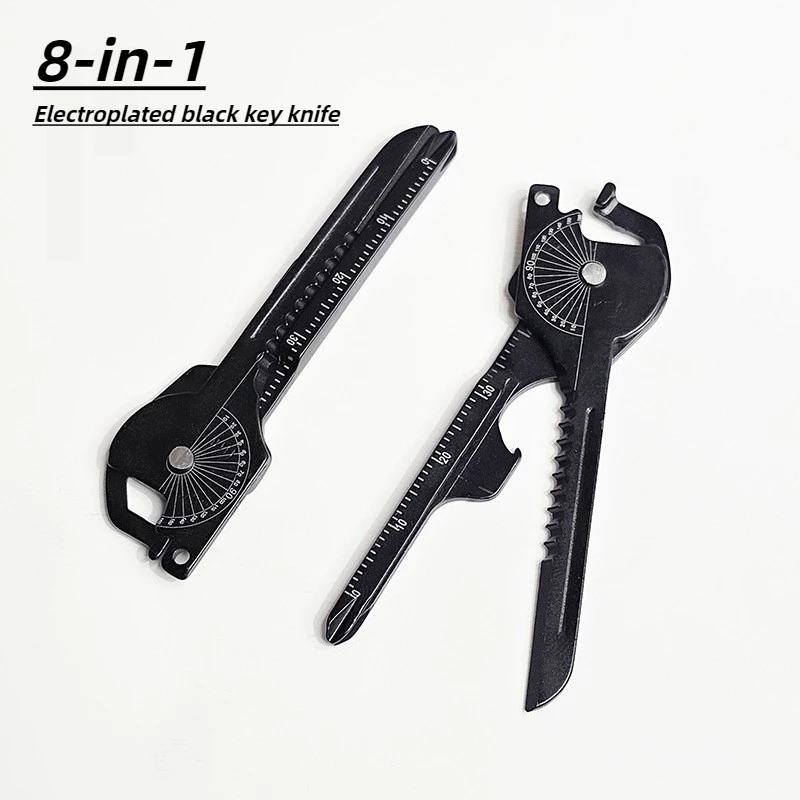 

Многофункциональный складной брелок для инструментов 8 в 1, открытый кемпинг, пеший туризм, необходимое мини-наряжение EDC с открывалкой для бутылок