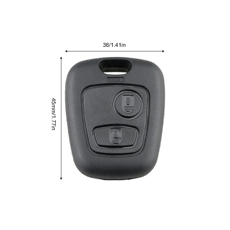 2 / 3 Buttons Car Remote Key Shell Fit for Peugeot