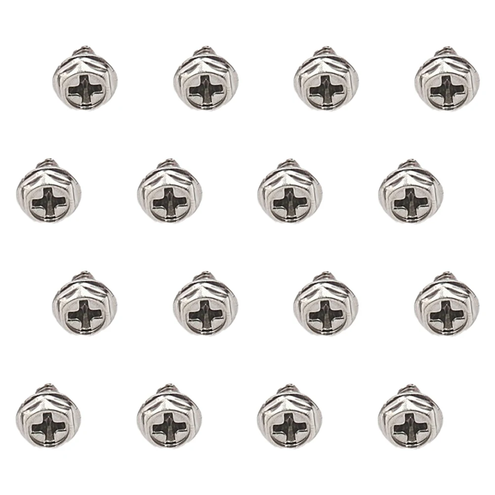 

100pcs Computer Screws 6#-32*6 Silver Computer Case Fastener PCI Slot Fastener Lightweight Antistatic Hardware