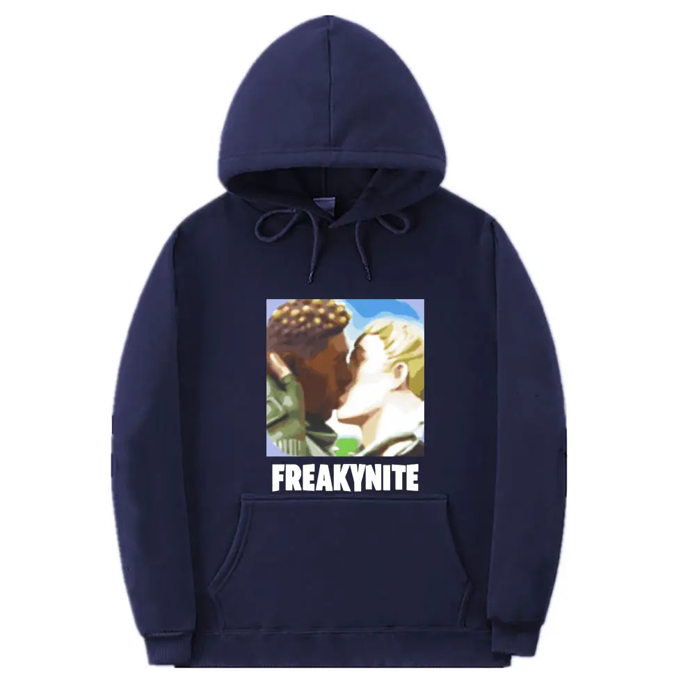 Freakynite Funny Meme Hoodie Video Game Related Joke Humor Hooded Pullover Men Women Fashion Oversized Fleece Cotton Hoodies