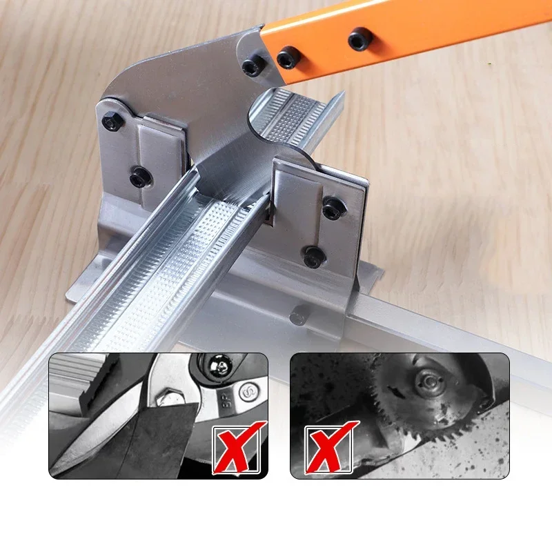 Hose Cutter Wire Cutting Machine Fish Sinker Cutter Knife Set Tool Stainless Steel Iron Shear Lever Saves Effort Ceiling Cutter